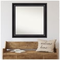 thumbnail image 2 of Amanti Art Custom Framed Wall and Bathroom Mirror (33.75 x 33.75 in.), Grand Black Frame, 2 of 7