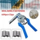 thumbnail image 4 of Alicates para cerdos, 600 piezas, clips M, grapas, malla, jaula, alambre, Reino Unido, nuevo, abrazadera para cerca J6, 4 of 6