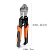 thumbnail image 3 of FRCOLOR hand Tool 1pc Bolts Cutter Steel Plier Hand Tool Multipurpose Tool Pliers Hand Tool,8.46"X1.97"X0.39", 3 of 4