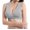 Light Grey, variant on Bralettes for Ladies Crossover V Neck Wrap Support with Wide Straps Flexible Underband And Easy Pull on Sleepwear Fit Wireless Bras for Women