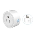 thumbnail image 1 of Smart mini Bluetooth WiFi smart socket 10A Doodle mobile phone APP control voice control 53*53*50mm, 1 of 5
