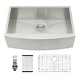 thumbnail image 2 of Rainlex 36"x20"x9"，Farmhouse Apron Single Bowl Stainless Steel Kitchen Sink，Include  3   Accessories, 2 of 4