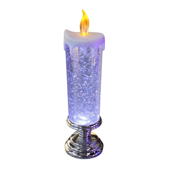 HIBIBUD Christmas Flameless Candles Safe LED Flickering Flame For Kids Pets LED Christmas Candles Realistic Wax Texture Christmas Candles Battery Operated Holiday Home Decor