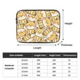 thumbnail image 3 of Shiba Inu Dog Cartoon in Sitting Pose Portable Laptop Sleeve Compatible with MacBook Air Notebook Computer Case for Men Women College School Students, 3 of 7