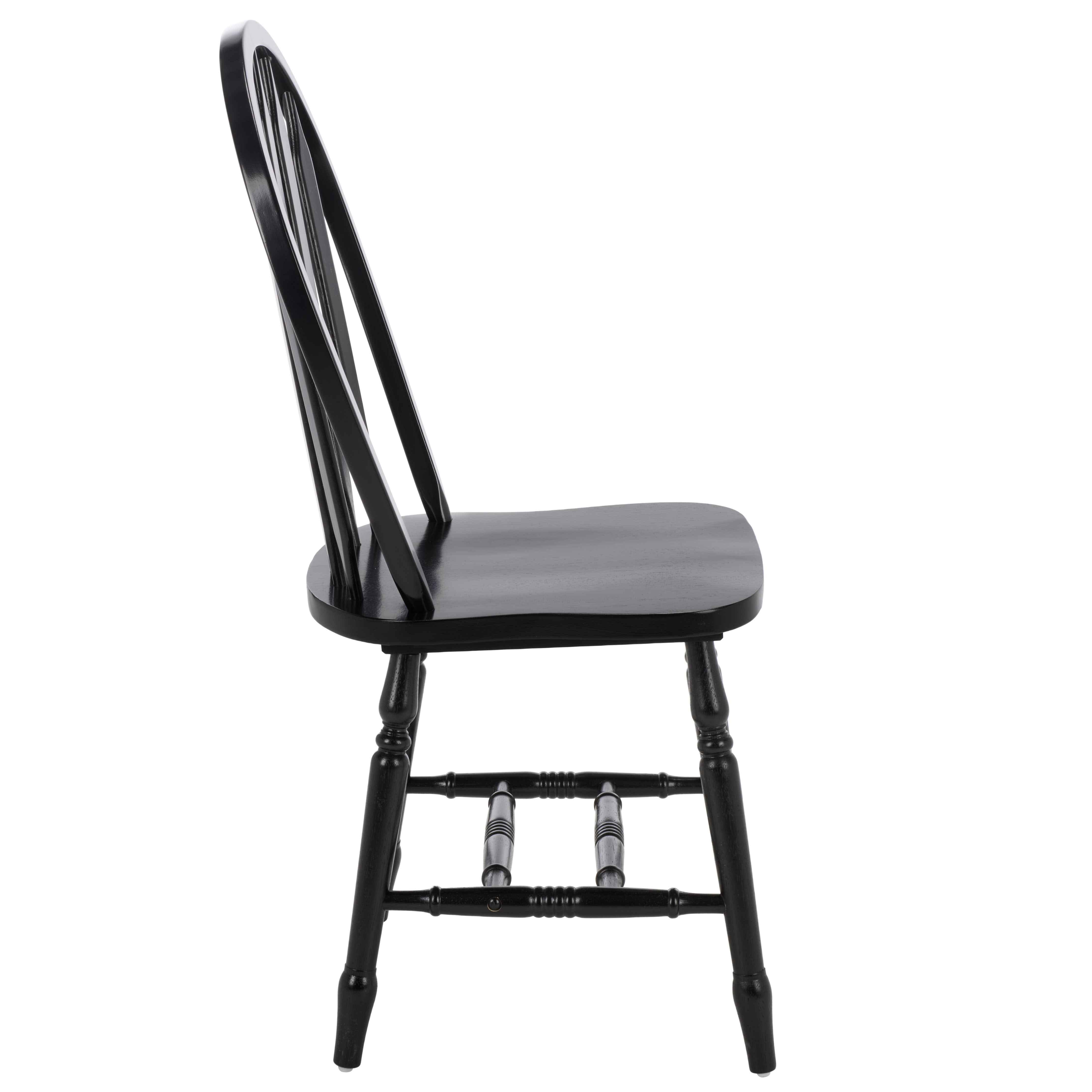Safavieh Fazel Wood Dining Chairs, Black (Set of 2)