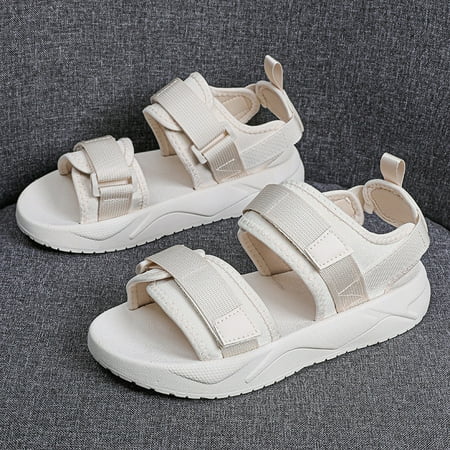 

Women s casual platform shoes flat soft soled Magic Patch beach shoes