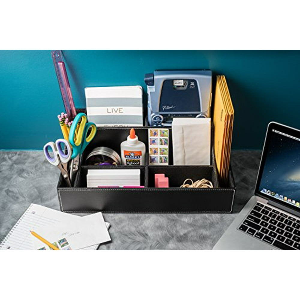 Stock Your Home Large Desk Organizer with Multipurpose Use As