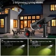 thumbnail image 3 of Focos solares para exteriores, 16 LED, IP67, impermeables, de anochecer al amanecer, luces de pared con luz diurna de 6500 K, luces solares para exteriores para jardín, 3 of 5