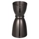 thumbnail image 1 of Jigger de cóctel Uxcell, taza medidora de vidrio de 1oz/1.5oz, jigger de acero inoxidable, kit de bar de jigger de campana negra, 1 of 5