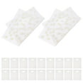 thumbnail image 4 of WHAMVOX White HDPE Gift Bags for Birthday Party Favors and Treats 100 Pieces Perfect for Storage, 4 of 8