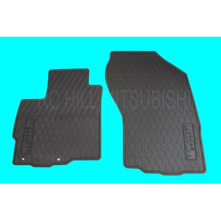 2011 2012 2013 2014 2015 GENUINE MITSUBISHI OUTLANDER SPORT RUBBER ALL WEATHER FLOOR MATS (Best All Weather Sports Car)