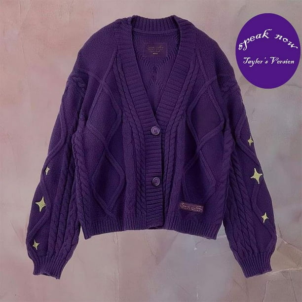 Speak now cardigan De taylor swift Versión Púrpura | Walmart en línea