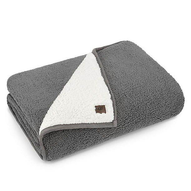 UGG Classic Sherpa Throw Blanket in Grey - Walmart.com - Walmart.com