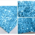 thumbnail image 5 of Sequin Wedding Tablecloth, Round Sparkly Table Cloths Glitter Table Cover, Aqua Round Table Linens Seamless Table Cloth, Shimmeres Table Cloth Sparkly Drape Table Cover, 47x47 Inches, 5 of 5