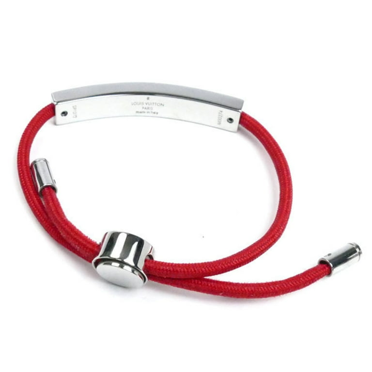 LOUIS VUITTON ブラスレ スペースLV M00274 レッド Pre-Owned LOUIS VUITTON Louis Vuitton Bracelet LV Space