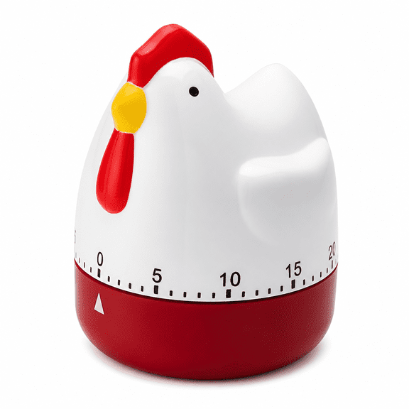 VORALYN Chicken Timer Mechanical Kitchen Cooking Alarm Clock for Home Decor Timing Reminder