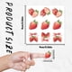 thumbnail image 2 of 180 pegatinas de fresa de 1 pulgada, autoadhesivas, decorativas, color rosa fresa., 2 of 9