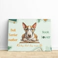thumbnail image 3 of Bull Terrier Mother Book Lover Living That Dog Mom Life Happy Mother's Day Horizontal Matte Canvas Poster Bully Dog Lovers Gifts Idea Wall Art Home Decor - 03004, 3 of 5
