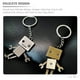 thumbnail image 3 of Robot Key Rings Metal Keychain for Keychains Assorted Ornament 2Pcs, 3 of 5