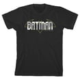 thumbnail image 6 of Batman Emblem Overlapping Youth Boy's Black T-Shirt-Large, 6 of 7