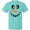 Scuba Blue, variant on Inktastic Cute Smiling Snowman Face with Carrot Nose T-Shirt