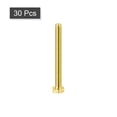 thumbnail image 3 of Unique Bargains Brass Hex Bolts, M4x40mm 30 Pack Fully Thread Grade 4.8 Machine Screws, 3 of 4