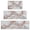 Gray Rose Gold, variant on Black Gold White Marble Pattern Kitchen Rugs Sets Of 3,Kitchen Runner Rugs Non Skid Washable,Decorative Kitchen Floor Mats for Kitchen,Sink,Laundry,17"x30" 17"x47" 17"x59"