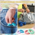 thumbnail image 4 of Uxcell Grip Strength Trainer Rings, Portable Hand Grip Strengthener Finger Forearm Strengthener - Fitting for (Athletes/Rock Climbing/Workout/Fitness), 2.8" & 10 LB & Pink, 4 of 7