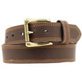 thumbnail image 2 of HD Xtreme by Nocona Belt 34 Inch Triple Stitch Buckle Belt, Brown, 2 of 2