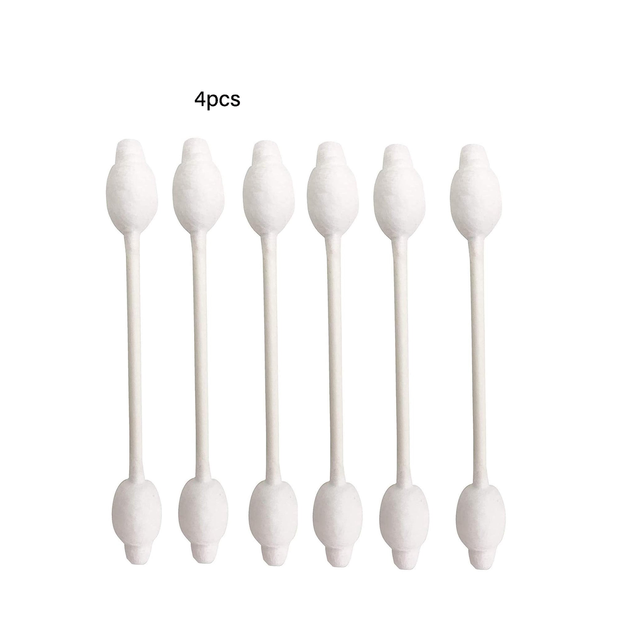 ACDANC Baby Cotton Swabs,Organic Chlorine-Free Safety Swabs for Kids Or Newborn Babies, Biodegradable Gentle Baby Qtips,Cruelty-Free&Hypoallergenic Children Cotton Buds (4 Packs of 55 Ct)