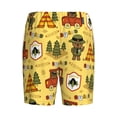 thumbnail image 7 of Daiia Forest Guard Mens Woven Stretch Pajama Short,Short Pajama Pants-XX-Large, 7 of 7