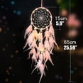 thumbnail image 3 of Lace White Feather Wall Hanging Home Decoration, 3 of 7