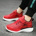 thumbnail image 2 of Otqutp Kids Boys Athletic Shoes Lace-Up Non-Slip Lightweight Sneaker Y2K Streetwear Running Hiking Tennis Sports Shoes, 2 of 8