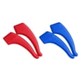 thumbnail image 1 of 4 ganchos de silicona antideslizantes para las orejas de las gafas, ligeros y prácticos. Rojo y azul, 1 of 9