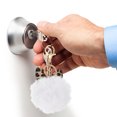 thumbnail image 3 of CRAFTHROU 3Set Elegant Design Keychain Alloy White Daily Use Organize Keys, 3 of 4