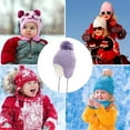 thumbnail image 2 of Zukuco Winter Kids Beanie Hat Mittens Set Warm Fleece Knitted Hat + Gloves for Baby Toddler Boys Girls, 2 of 9