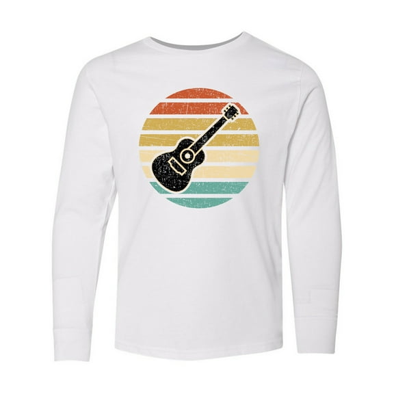 Inktastic Guitar Music for Guitarist Musician Long Sleeve Youth T-Shirt