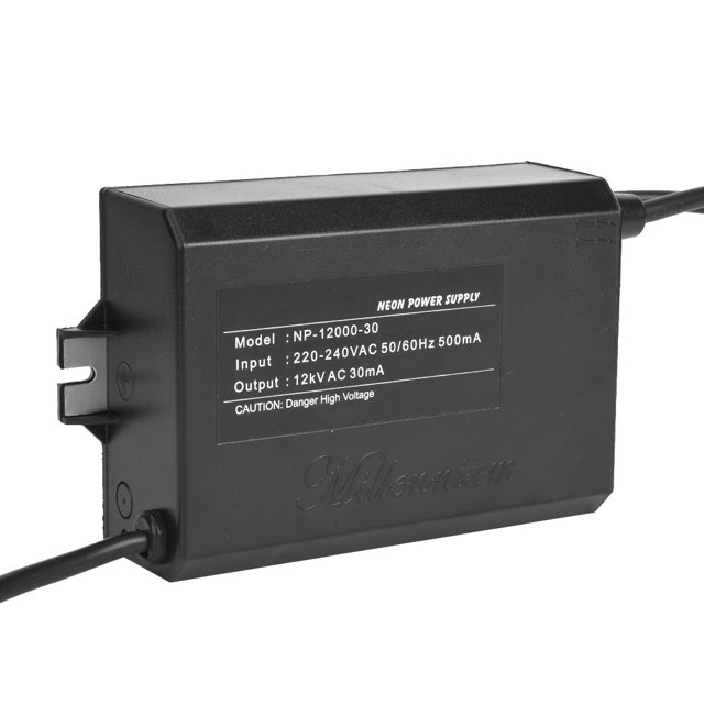 Neon Transformer, Neon Light Electronic Transformer High Power Factor 12KV Output Low Electromagnetic Interference For Small Neon Lamp Sign