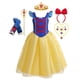 thumbnail image 1 of Vestido de Blancanieves de Disney para niñas, disfraz de princesa con capa, vestido de baile de encaje para Halloween, ropa de fiesta de cumpleaños para niños Fivean unisex, 1 of 2