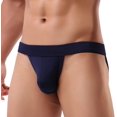 thumbnail image 3 of Men's Athletic Supporter Performance Jockstrap Elastic Waistband Underwear, 3 of 6