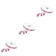 thumbnail image 1 of Cinta blanca para envolver regalos Advancent Cintas de poliéster Rosa roja 45m, 1 of 6