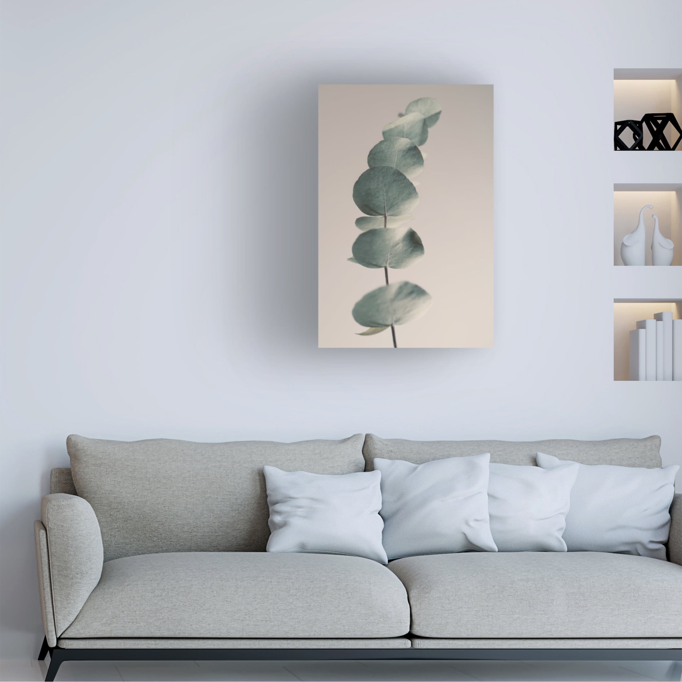 Canvas Wall Art - Heidi Westum 'Fragrant Leaves Ll' Wall Art for Living Room, Bedroom, or Office Décor by Trademark Fine Art - 16 x 24 Inches