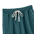 thumbnail image 4 of XuJwPNcy Shorts for Women Drawstring High Waisted Fashion Solid Shorts with Pockets Summer Beach Short Pants, 4 of 4