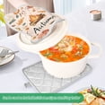 thumbnail image 3 of Yayeee Pot Holders Kitchen Heat Resistant with Pocket 7"x9.8" Cotton Oven Cooking Hot Pads, Campfire Pattern, 3 of 7