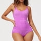 thumbnail image 1 of Body moldeador de cintura alta para mujer, con tirantes ajustables, talla grande, ajustado, moldeador de cadera, de nailon, 1 of 5