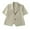 Khaki, variant on ZVNAΖH Womens Short Sleeve Lightweight Office Work Suit Jacket Blazer Small Blazer, Slim Fit, 2 Button, S-2XL