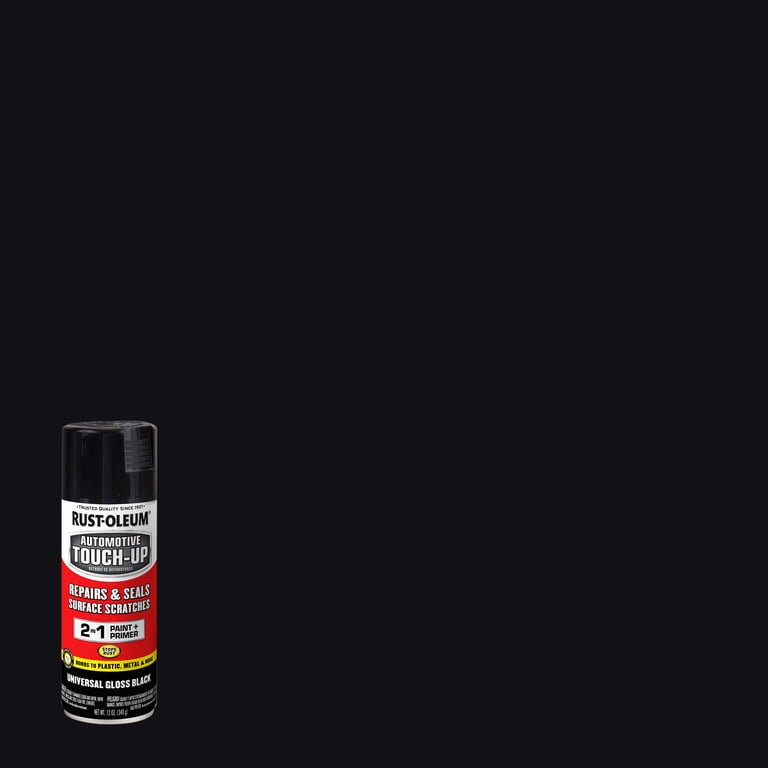 Rust-Oleum Automotive Gloss Touch Up Paint & Primer, Black photo 1