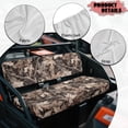 thumbnail image 6 of HUIACONG Camo Hunt UTV Seat Covers Waterproof Easy to Install UTV Seat Covers Protector Non-Slip Soft Suitable for Kawasaki Mule 3010, 6 of 7