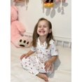 thumbnail image 6 of Arshiner Pajamas for Girls Short Sleeve Long Pants Outfit 2 Piece Sleepwear Button Pjs Sets, 6 of 6