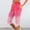 Hot Pink, variant on Slacks for Women Fashion Mid Waist Lightweight Joggers Casual Loose Fit Gradient Print Pants with Pockets Classic 7/8Th Pants